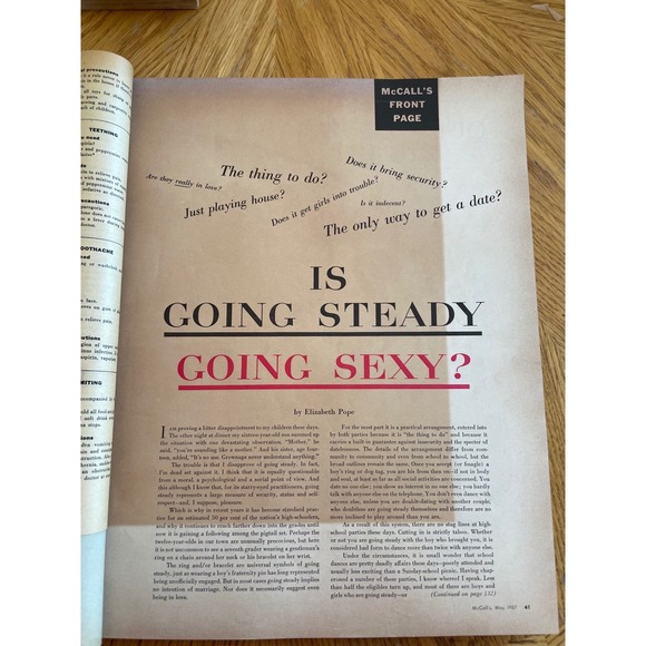 Vintage McCalls Magazine May 1957 Audrey Hepburn Funny Face Betsy McCall Dolls - Picture 7 of 16